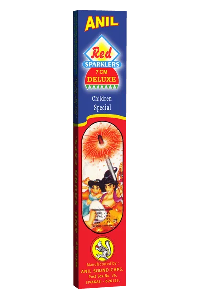 7 cm Deluxe Red Sparklers