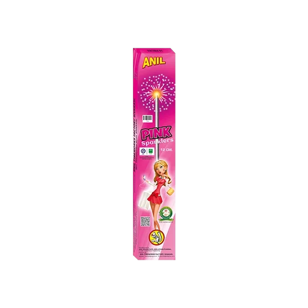 12 CM DELUXE PINK SPARKLERS