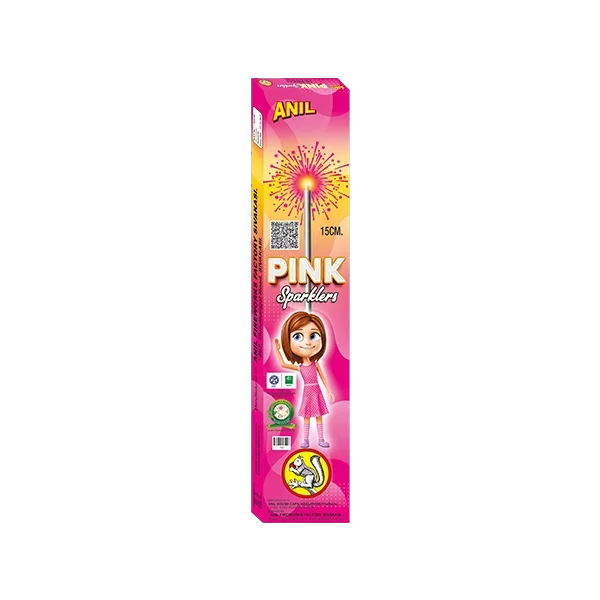 15 CM DELUXE PINK SPARKLERS